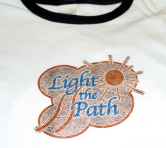 Light The Path T-Shirt - made for the LTP video